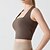 cheap Sports Bras &amp; Vests-Women&#039;s Workout Tank Tops Sports Bra Underwear Medium Support Breathable Wireless Padded Solid / Plain Color Sport Activewear White Purple Gym Fitness Yoga