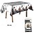 baratos Halloween-Toalha de mesa de Halloween, capas de mesa descartáveis de teia de aranha, toalha de mesa de plástico à prova de derramamento preta, branca, laranja e roxa para festa de Halloween, decoração de mesa
