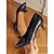 cheap Stiletto Heels-Women&#039;s Brown Kitten Heel Pumps – Faux Leather Pointed Toe Bow Dress Shoes, Vintage 1950s Style for Office, Weddings and Formal Events