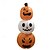 cheap Halloween-6FT Halloween Inflatable Pumpkin String Glow Air Model Combination Scary Ghost Festival Courtyard Garden Party Decoration