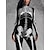 cheap Skulls &amp; Bones-Skull Skeleton Halloween Bodysuit Full Body Catsuit Scary Costume Kid&#039;s Adults&#039; Men&#039;s Women&#039;s Boys&#039; Halloween Carnival Day of the Dead Performance Party Club Easy Halloween Costumes Dress Up