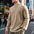 billige Basic gensere-Herre Genser Kvart glidelås genser Svart Hvit Vin Militærgrønn Kakifarget Halv glidelås عادي Jacquardvevnad Quarter Zip Sport &amp; Utendørs Daglig Ferie Polyester Gatemote Grunnleggende Fritid Vår Høst