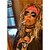 abordables Perruques historiques-Perruques rocker des années 70 et 80, tatouages, ensemble de costumes, bandeau glamour, perruque mulet rockstar, manches de tatouage, perruques heavy metal, perruque métal, perruque rock star pour