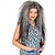 preiswerte Halloween Perücken-graue Wildhexenperücke – Hexenhaar für Halloween, Cosplay, Kostümpartys, Rollenspiele und Fantasy-Events