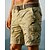 preiswerte Unterteile-Herren Cargoshorts Außen Normale Passform Wasserdicht Winddicht Unterteile Tasche Schwarz Dunkelgrau Baumwolle Camping / Wandern Laufen S M L XL XXL