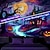 cheap Halloween Wall Tapestries-Halloween Blacklight Wall Tapestry – UV Reactive Haunted Path, Neon Colors Spooky Forest Scene, Glow in the Dark Gothic Backdrop for 2025 Halloween Party Decoration