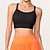 cheap Sports Bras &amp; Vests-Women&#039;s Workout Tank Tops Sports Bra Underwear High Supports Breathable Wireless Padded Solid / Plain Color Sport Activewear Black White Gym Fitness Yoga