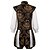 voordelige Outfits-Prins Cosplay kostuum Outfits Rococo Renaissance for Voor heren Volwassenen Halloween Carnaval Prestatie Feest / Uitgaan Maskerade