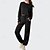 billiga Set och One-Pieces-Dam Lounge-möbel Tröja med pullover Höst Snörning Ensfärgat Träningsdräkter Svart Blå Utomhus Löpning Yoga Hög midja Lättvikt Mjukhet Varm Långärmad Sport Sportkläder Lös passning