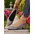 abordables Ballerines femme-Ballerines blanches texturées pour femmes – chaussures décontractées à enfiler à bout rond avec accent de talon doré pour dames, parfaites pour les trajets quotidiens, les promenades dans le jardin ou les sorties du week-end