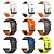preiswerte Apple Watch-Armbänder-Sportarmband kompatibel mit Apple Watch-Armband 42 mm 44 mm 45 mm 49 mm, robuster Metallverschluss, verstellbares Silikonarmband, Ersatzarmband für iWatch Ultra 2 Serie 9 8 7 SE 6 5 4