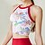 voordelige Sportbeha&#039;s en Tops-Dames Yogabeha Yoga Crop Tanktop Ondergoed / Onderkleding Sneldrogend Medium ondersteuning Ademend Gewatteerd Blote rug Opdrukken Sport Sportkleding Zwart Blozend Roze Sportschool Sportschoenen