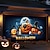 billige Halloween garage dør dække-Halloween Udendørs Garage Dør Dække Græskar Skeleter Banner Stor Vævd Baggrund Dekoration til Ferie Udendørs Garage Dør Hjem Vægsdekorationer