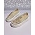 baratos Ténis de mulher-Tênis femininos slip-on com detalhes em strass, cabedal em mesh e sola grossa - calçados modernos para festas noturnas e baladas para mulheres