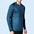 voordelige Bovenkanten-Voor heren Performance-shirt Sport T-shirt Lange mouw Capuchon Kleding Bovenlichaam Buiten Sneldrogend Zweetafvoerend anti-geur Ademend Polyester Donker Grijs Blauw Licht Grijs Vissen Tennis Hardlopen