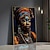 economico Fino a 30 $-Un dipinto moderno su tela senza cornice raffigurante una regina africana, adatto per arredare soggiorni e camere da letto.