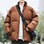 preiswerte Pufferjacken-Herren Wanderjacke Daunenjacke Winterjacken Außen Thermik Warm Wanderoutfits Wanderbekleidung Winter Oberteil Camping / Wandern / Höhlenforschung Reisen Dunkelgrau Schwarz Kaffee