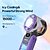 cheap Fans-Outdoor Foldable Portable Handheld Fan Mini Cooling Rechargeable 3600mAh 100-level Free Control High Speed Turbo Fan