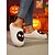 abordables Para mujeres-Pantuflas de calavera afelpadas para mujer: cálidas pantuflas de felpa para interiores, cómodas pantuflas sin cordones con temática de Halloween para el hogar, fiestas y ropa de estar en casa durante