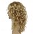 abordables Perruques historiques-Perruques rock des années 80 de 20 pouces pour hommes et femmes, perruque longue blonde avec frange, costume des années 1980, perruques blondes bouclées et ondulées, coupe mulet, rocker, disco, punk