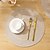 abordables Ustensiles et gadgets de cuisine-Lot de 6 sets de table ronds tissés, sets de table à manger antidérapants lavables de 15 pouces, sets de table de décoration intérieure durables pour la cuisine et la salle à manger
