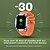 abordables Relojes inteligentes-Reloj inteligente de 2,01 pulgadas, reloj inteligente para fitness, running, Bluetooth, podómetro, recordatorio de llamadas, rastreador de actividad, compatible con Android e iOS, para hombre, modo