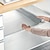 tanie Zapasy imprezowe i imprezowe-2 rolki 6-metrowych, żaroodpornych aluminiowych naklejek kuchennych, wodoodporne i olejoodporne wyściółki szuflad na ścianę i szafki, trwała i łatwa w czyszczeniu folia aluminiowa do nowoczesnej