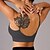 billige Sports-BH&#039;er og veste-Dame Yoga-bh Kampvogn Pilates-bh Undertøj Medium støtte Åndbart Vatteret Ensfarvet / almindelig farve Sport Sportstøj Sort Hvid Fitness Pilates Løb