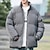 preiswerte Pufferjacken-Herren Wanderjacke Daunenjacke Winterjacken Außen Thermik Warm Wanderoutfits Wanderbekleidung Winter Oberteil Camping / Wandern / Höhlenforschung Reisen Dunkelgrau Schwarz Kaffee
