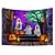 voordelige halloween wandtapijten-Halloween Zwartlicht Wandtapijt Schattig Spook UV Reactief Gloei-in-de-Donker Bos Trippy Berg Mistige Begraafplaats Geest Hangend Wandtapijt Muurkunst Muurschildering voor Woonkamer Slaapkamer