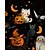 tanie Komoda z kreskówek 3D-Halloween Dziewczyny &#039; 3D Zwierzę Dynia Sukienka Długi rękaw Lato Wiosna Urlop Codzienny Święto Księżniczka Piękny Słodkie Dzieci 4-12 lat Codzienne sukienki Sukienka A line Do kolan Regularny