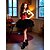 cheap Shoes For Women-Women&#039;s Gothic Platform Lace-Up Boots – Black and Red High Heel Ankle Boots with Chains and Lace Trim for Punk Rock, Halloween &amp; Cosplay Outfits