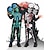 billige Drenge kostumer-Skelet Kranium Halloween Cosplay kostume Et Stykke Børne Drenge Pige Halloween Karneval Mardi Gras Halloween Maskerade Nemme Halloween kostumer Klæd dig ud