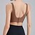 cheap Sports Bras &amp; Vests-Women&#039;s Workout Tank Tops Sports Bra Underwear Medium Support Breathable Wireless Padded Solid / Plain Color Sport Activewear Black White Gym Fitness Yoga