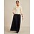 baratos Tops elegantes-Mulheres Blusa Tops elegantes Tops de noite Elegante à moda Trabalho Decote V Convidado do casamento Trabalho Roupa de Trabalho Bege Primavera Outono Inverno