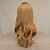 baratos Perucas de personagens de filmes-Perucas cosplay Marrom Encaracolado Cabelo Sintético Médio perucas Mulheres perucas Para festa