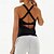 cheap Sports Bras &amp; Vests-Women&#039;s Workout Tank Tops Sports Bra Underwear Low Support Breathable Removable Pad Padded Solid / Plain Color Sport Activewear Black White Gym Fitness Yoga