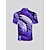 abordables Hauts-Homme T-shirt POLO Violet Manche Courte Top Tenue de golf Vêtements Tenues Porter des vêtements