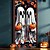 billige Halloween dørcovers-Halloween Dør Covers Spøgelse Dør Tapestry Dør Gardin Dekoration Baggrund Dør Banner til Forhenget Landhus Ferie Fest Indendørs Udendørs Dekorationsforsyninger