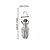 abordables Halloween-Halloween grande balançoire fille fantôme brillant son horreur scène extérieur décoration accessoires