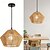baratos Luzes pendentes-luminária pendente de vime, luminária boho com diâmetro de 30 cm, abajur de vime, luminária pendente vintage e27, trançada para teto para mesa de jantar, cozinha, quarto, sala de estar
