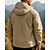 preiswerte Fleece &amp; 3 in 1 Jacken-Herren Windjacke Softshelljacke Außen Wasserdicht Winddicht Wanderoutfits Wanderbekleidung Frühling Herbst Oberteil Camping / Wandern / Höhlenforschung Laufen Einfarbig Schwarz Weiß Gelb