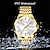 abordables Relojes de Cuarzo-Regalo para Mujeres Reloj de Cuarzo de Gran Esfera Moda Reloj de Rhinestone Luminiscente con Calendario y Fecha Impermeable Reloj con Correa de Acero Inoxidable