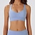 cheap Sports Bras &amp; Vests-Women&#039;s Workout Tank Tops Sports Bra Underwear Medium Support Breathable Wireless Padded Solid / Plain Color Sport Activewear Black Blue Gym Fitness Yoga