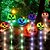 economico Espositori per esterni e giardino-6 luci decorative da giardino a forma di zucca di Halloween, impermeabili, solari, per prato, per esterni, per terrazze, cimiteri, prati e vialetti.