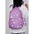 abordables Mochilas para Niños y Adolescentes-Mochila escolar infantil con estampado de dibujos animados y múltiples bolsillos, ligera e impermeable, ideal para estudiantes de primaria, disponible en rosa, negro, morado y azul.