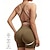 billiga Set och One-Pieces-Dam Scrunch Yoga Romper Träningsjumpsuits Öppen rygg Ensfärgat Kroppsdräkt Mörkgrå Svart Gymträning Volleyboll Löpning Hög midja Stretch Andningsfunktion Magkontroll Sport Sportkläder Tight passform