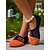 baratos Sapatilhas e Mocassins de mulher-sapatilhas femininas flyknit laranja – sapatos respiráveis e sem cadarço para o Halloween, festivais de outono e looks casuais do dia a dia
