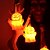 billige Halloween rekvisittbelysning-6 stk. halloween gresskarlykt festdekorasjon hjem scene modelleringsdel spøkelsesnattlys kreativ hodeskalle gresskarlykt