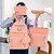 baratos Mochilas para Crianças e Adolescentes-Conjunto de mochilas 5 em 1 de cor sólida para meninas – bolsa escolar azul estilosa com bolsa tote, bolsa transversal, estojo e clutch para estudantes adolescentes e uso no campus